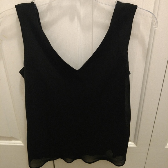 Alex Evenings Black Layered Blouse - Picture 3 of 5